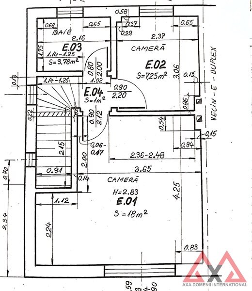 Vatra Luminoasa, vila interbelica, pod mansardabil, elemente originale