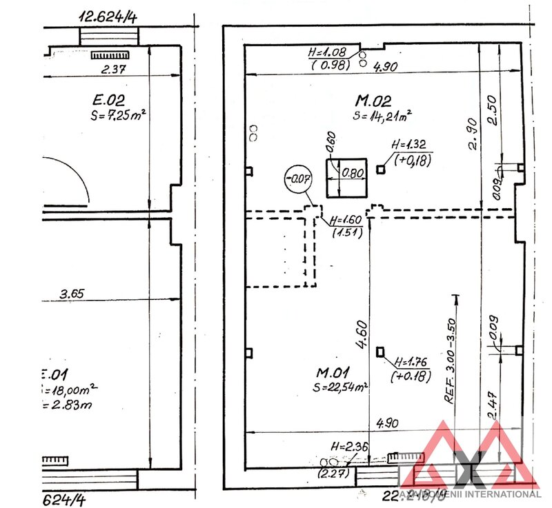 Vatra Luminoasa, vila interbelica, pod mansardabil, elemente originale